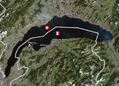 Vue satellite du Lac Léman