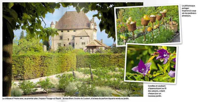 Article Migros magazine sur le Jardin des Cinq Sens d'Yvoire